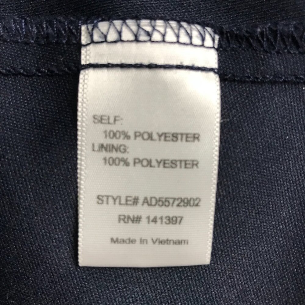 ASTR Navy/Black Floral Long Sleeve Mini Shift Dress Size Small - Picture 8 of 9